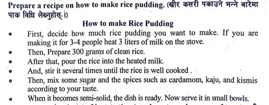 how to make rice pudding