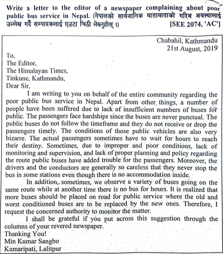 poor public bus service in Nepal