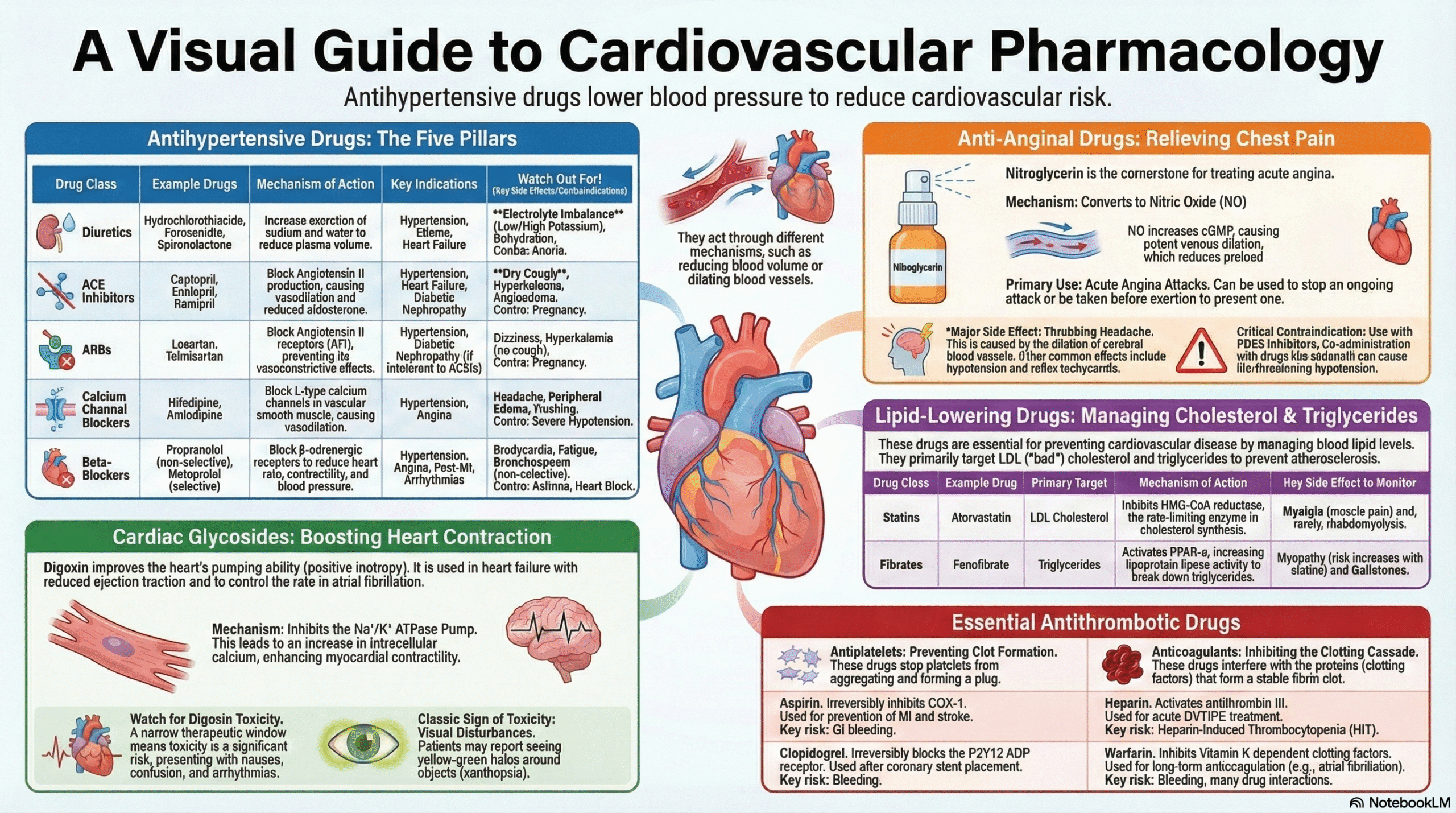 HA Pharmacology and Pharmacy Unit 5 Drugs Used in Cardiovascular System Notes
